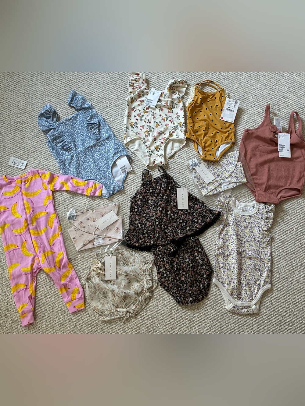 NWT Baby Girl Clothing Bundle H&M Jamie Kay Zara 6–12M–3Y